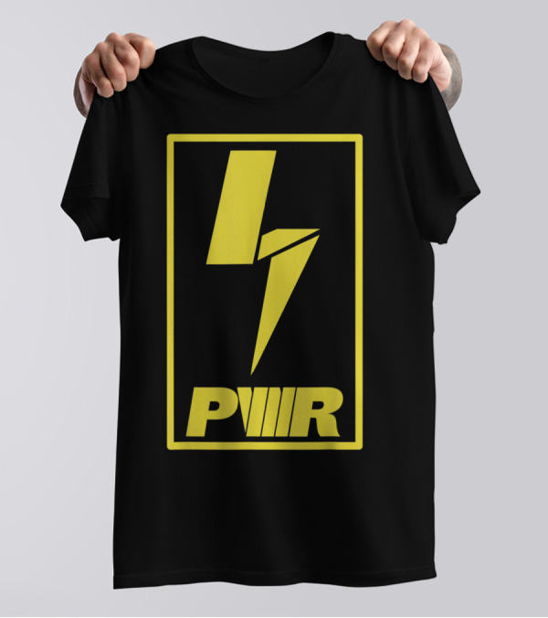 PWR Hazard Bolt Lightning T-Shirt