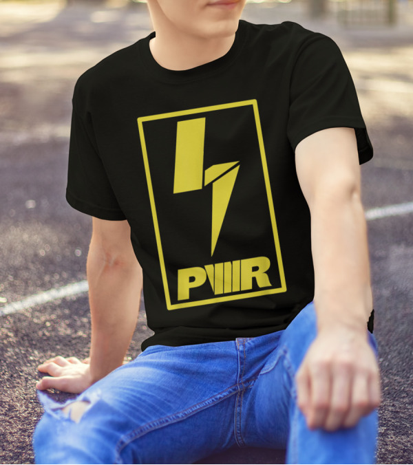 PWR Hazard Bolt Lightning T-Shirt