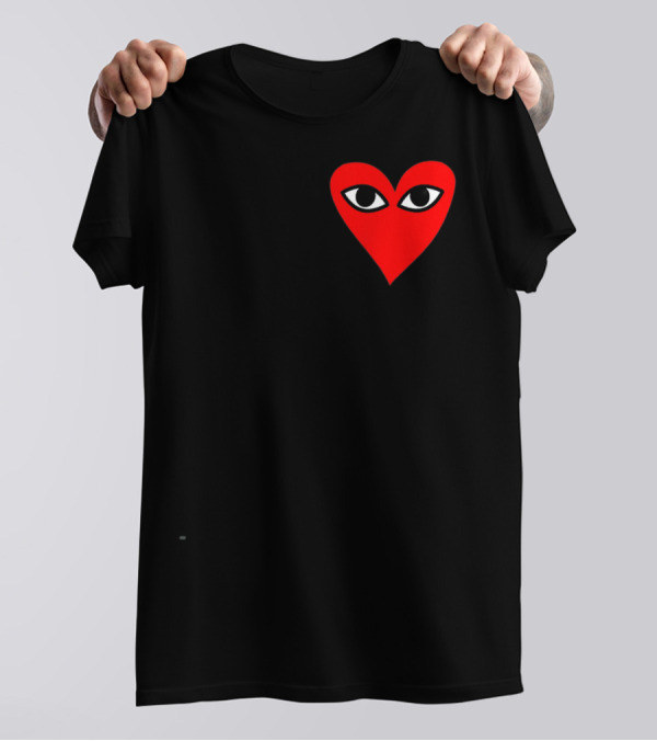 Heart For Comme Des Garçons Red Eye T-Shirt
