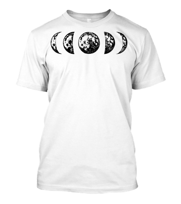 Cool Moon Phases La Luna Phases Lunar Cycle T-Shirt
