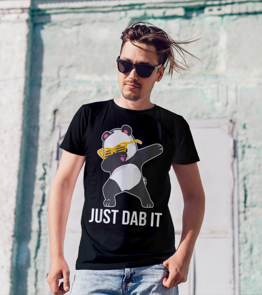 Just Dab It Panda With Sunglasses Dabbing T-Shirt