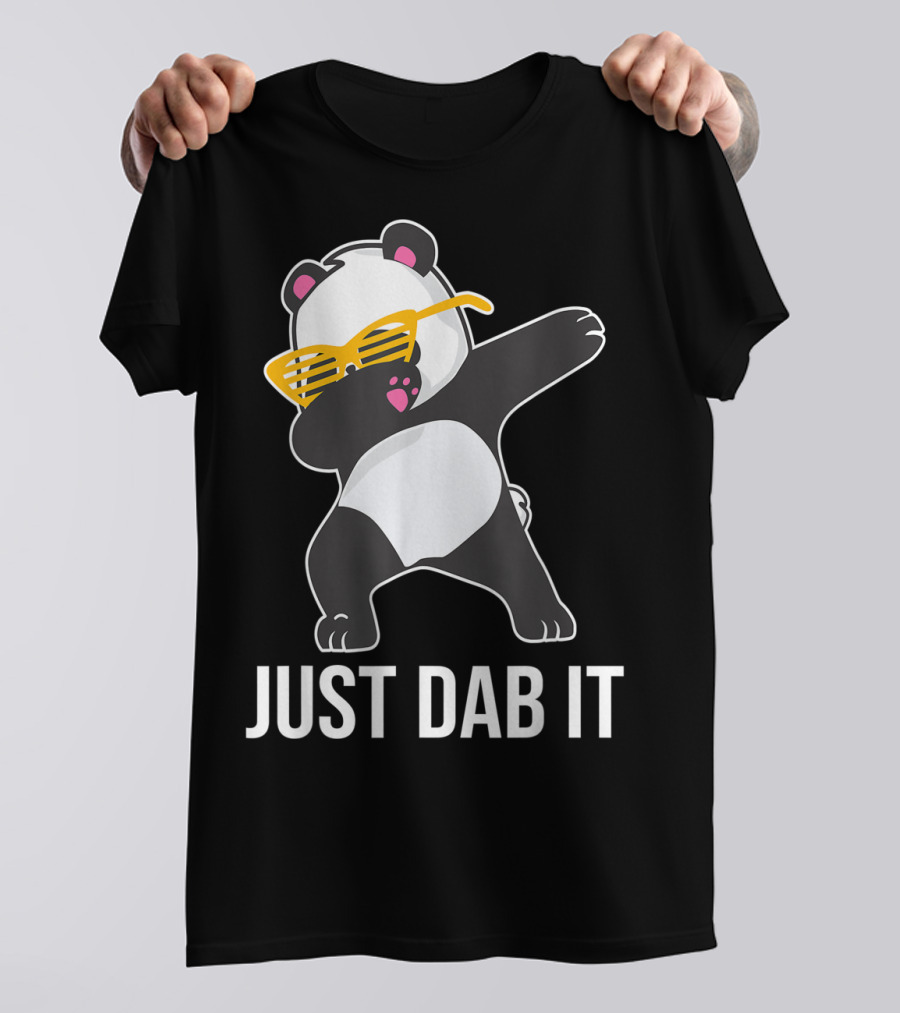 Just Dab It Panda With Sunglasses Dabbing T-Shirt