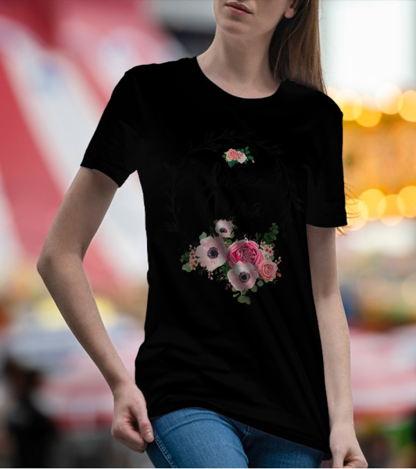Blessed Nana Mother's Day Floral T-Shirt