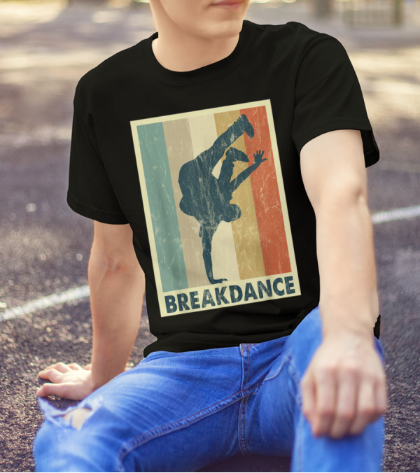 Breakdance Handstand Boys B Boying Vintage T-Shirt