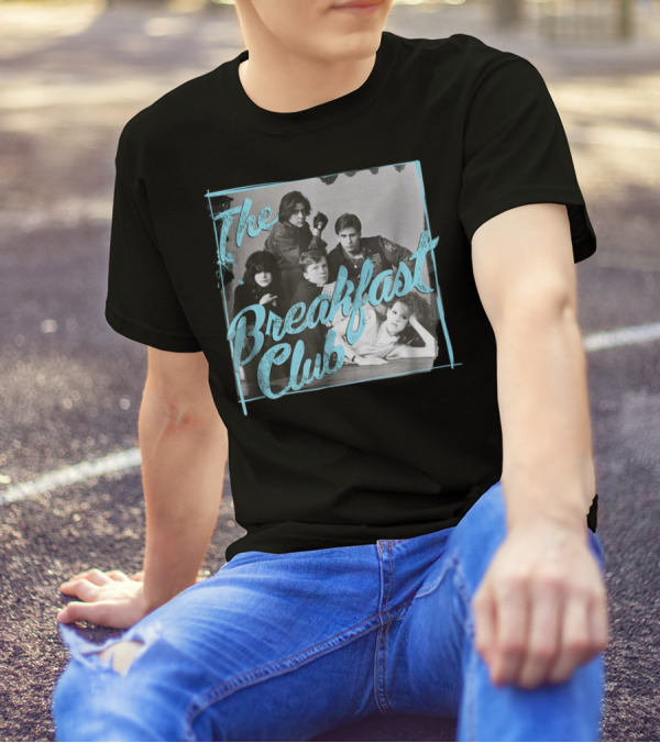 The Breakfast Club Movie Cast Group Photo Album Cover T-Shirt