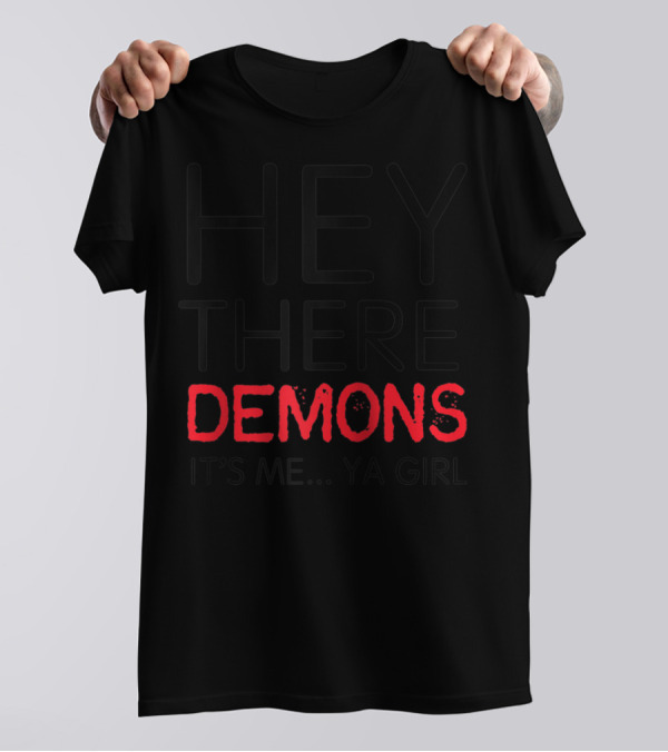 BuzzFeed Unsolved Hey There Demons It's Me Ya Girl Raglan Baseball T-Shirt