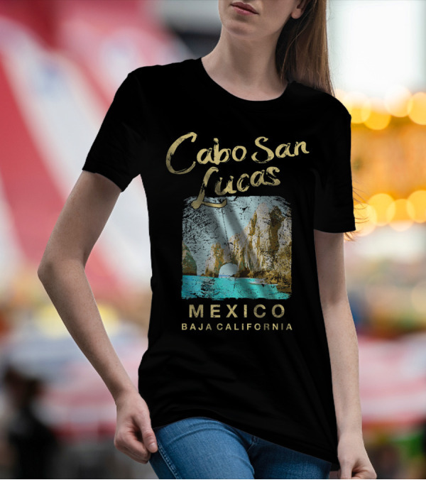 Cabo San Lucas Mexico Baja California Arch Ocean Scene T-Shirt