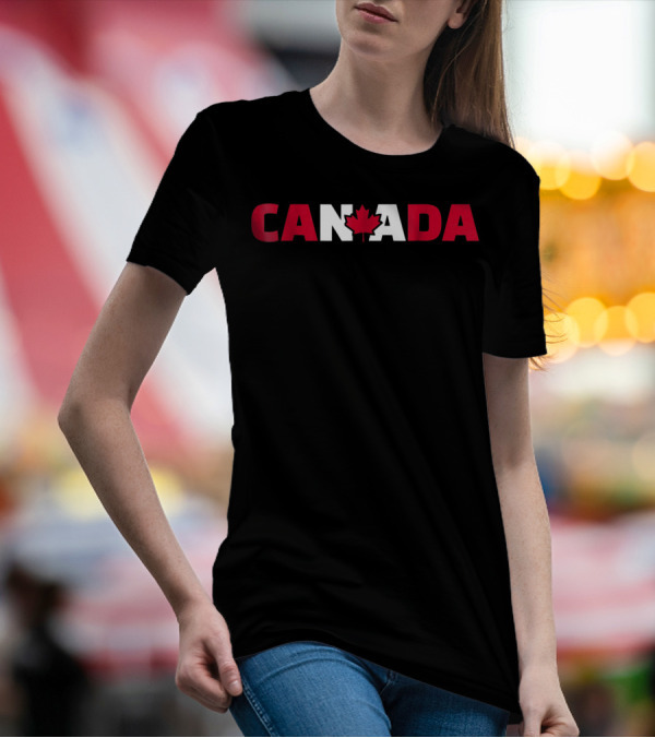 CANADA Maple Leaf Flag Canada T-Shirt