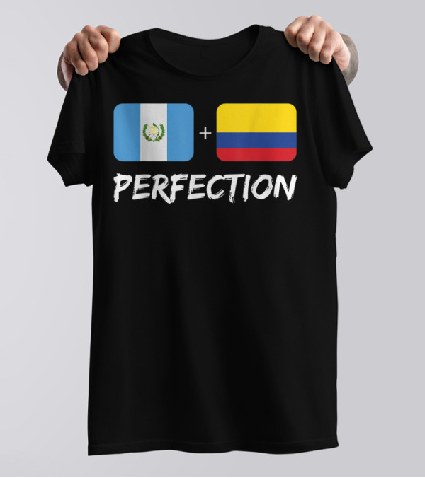 Guatemalan Flag Plus Colombian Flag Equals Perfection T-Shirt