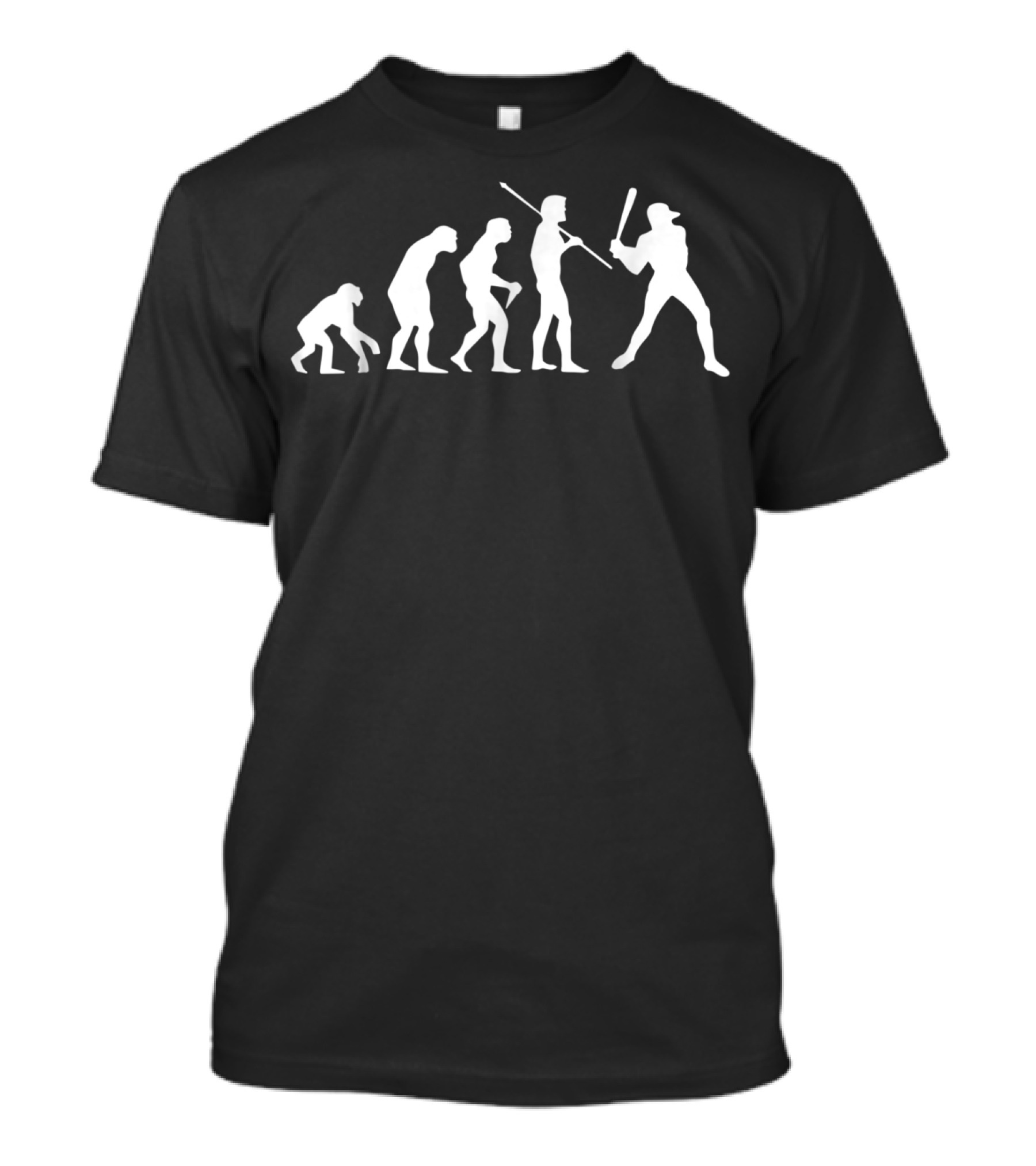Evolution Of Baseball Player T-Shirt