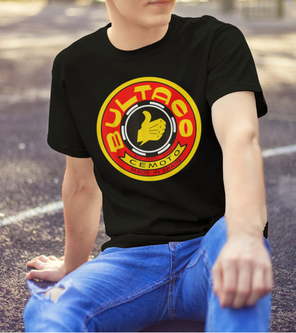 Bultaco Cemoto Made In Spain Reg Trade Mark T-Shirt