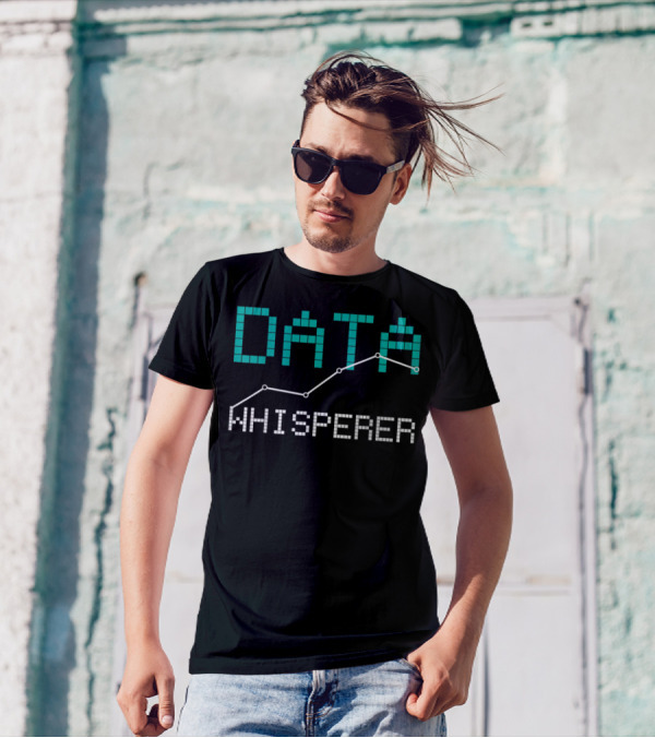 Data Whisperer Statistics Science Mathematics Computer Psychology T-Shirt
