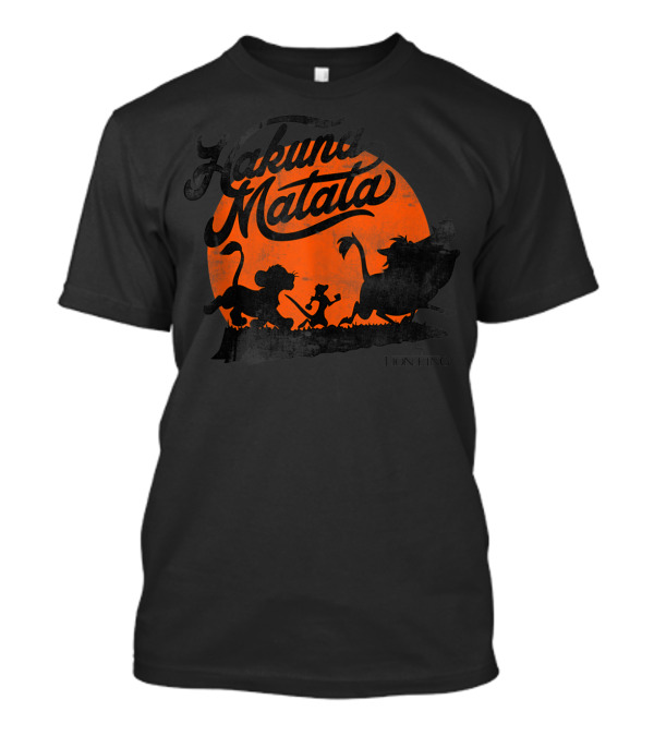 Disney Lion King Hakuna Matata Trio Orange Sunset T-Shirt