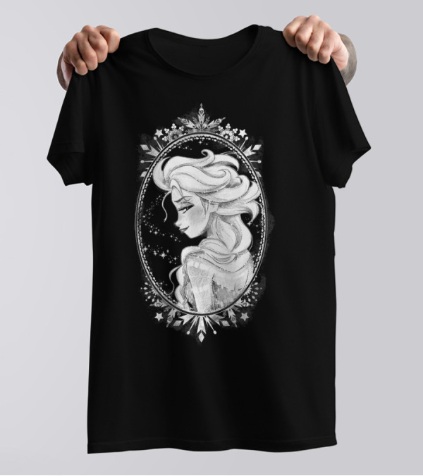 Frozen Elsa Sketch Snowflakes Disney T-Shirt
