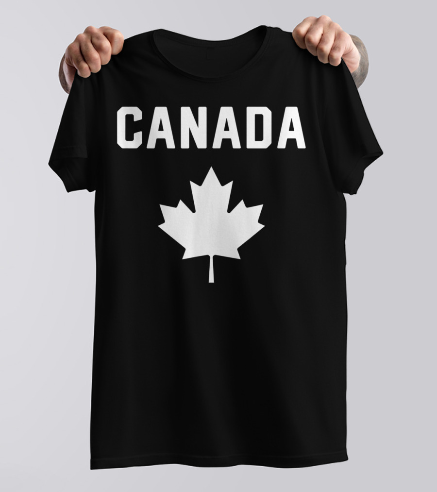 Canada Maple Leaf Minimalist T-Shirt