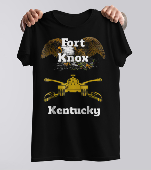 Fort Knox Kentucky Eagle And Tank Military T-Shirt