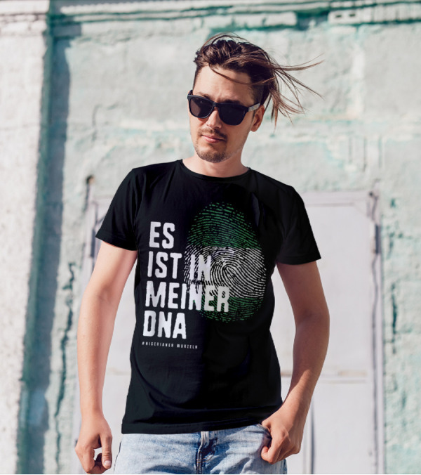 Es Ist In Meiner DNA Nigeria Flag #Nigerianer Wurzeln T-Shirt