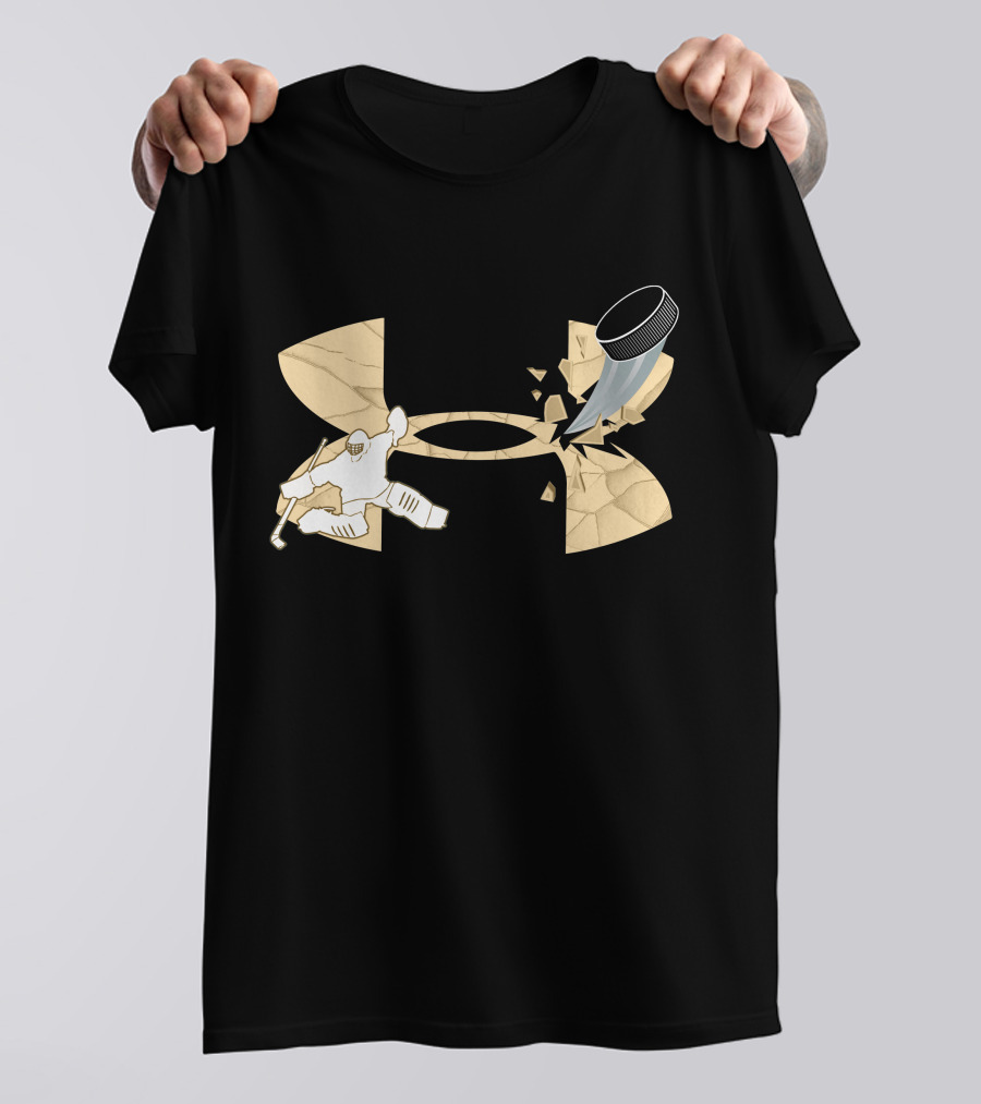 Under Armour Hockey Goalie And Puck T-Shirt