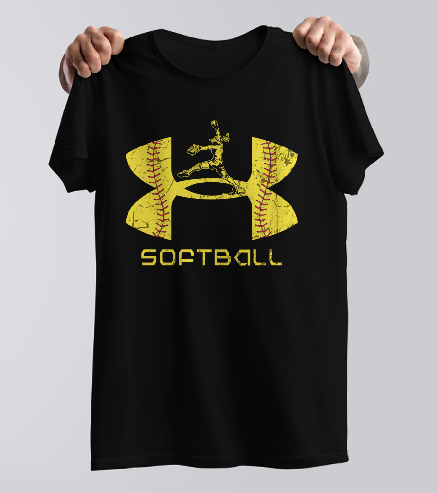 Softball Pitcher Yellow T-Shirt