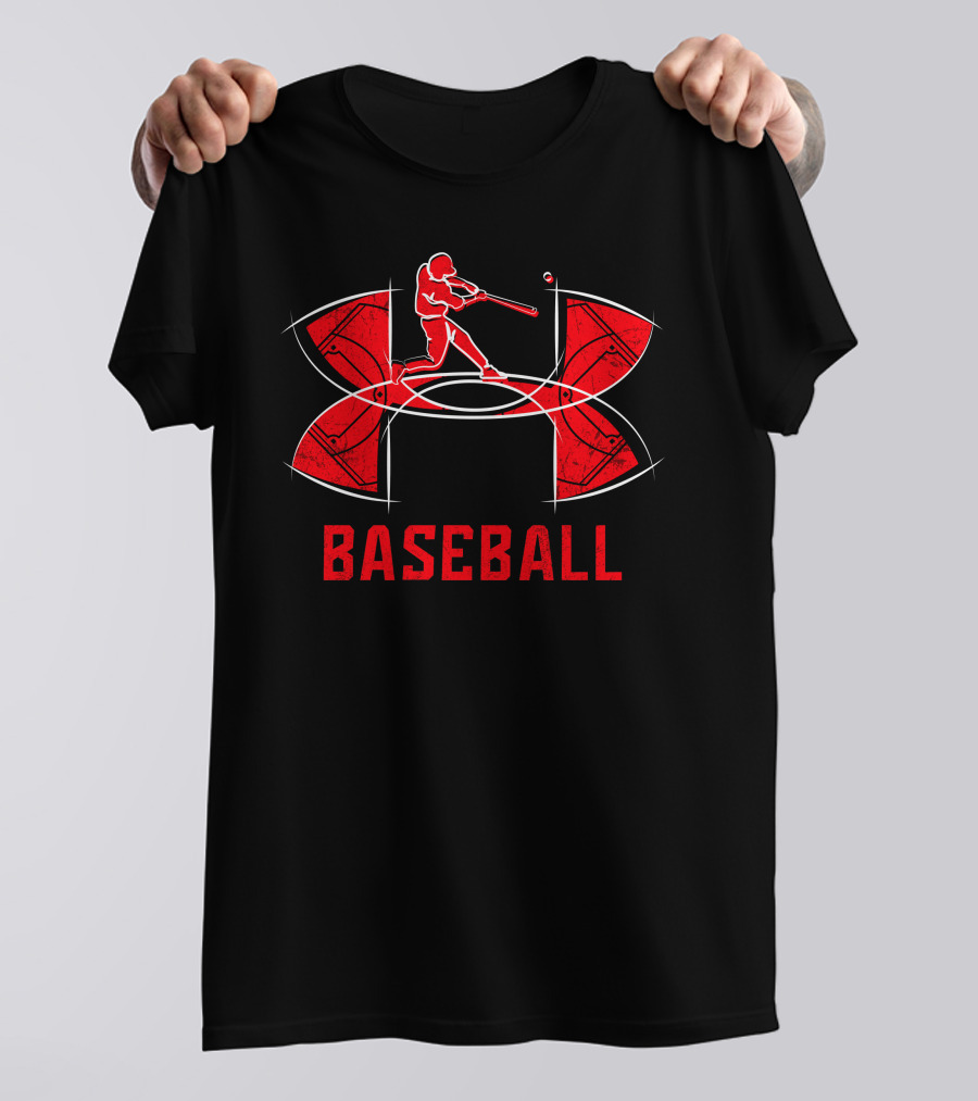 Under Armour Baseball Red Batter T-Shirt