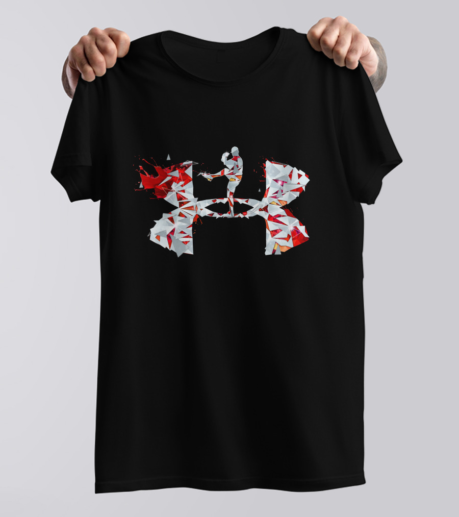 Under Armour Geometric Mma Fighter Kick T-Shirt