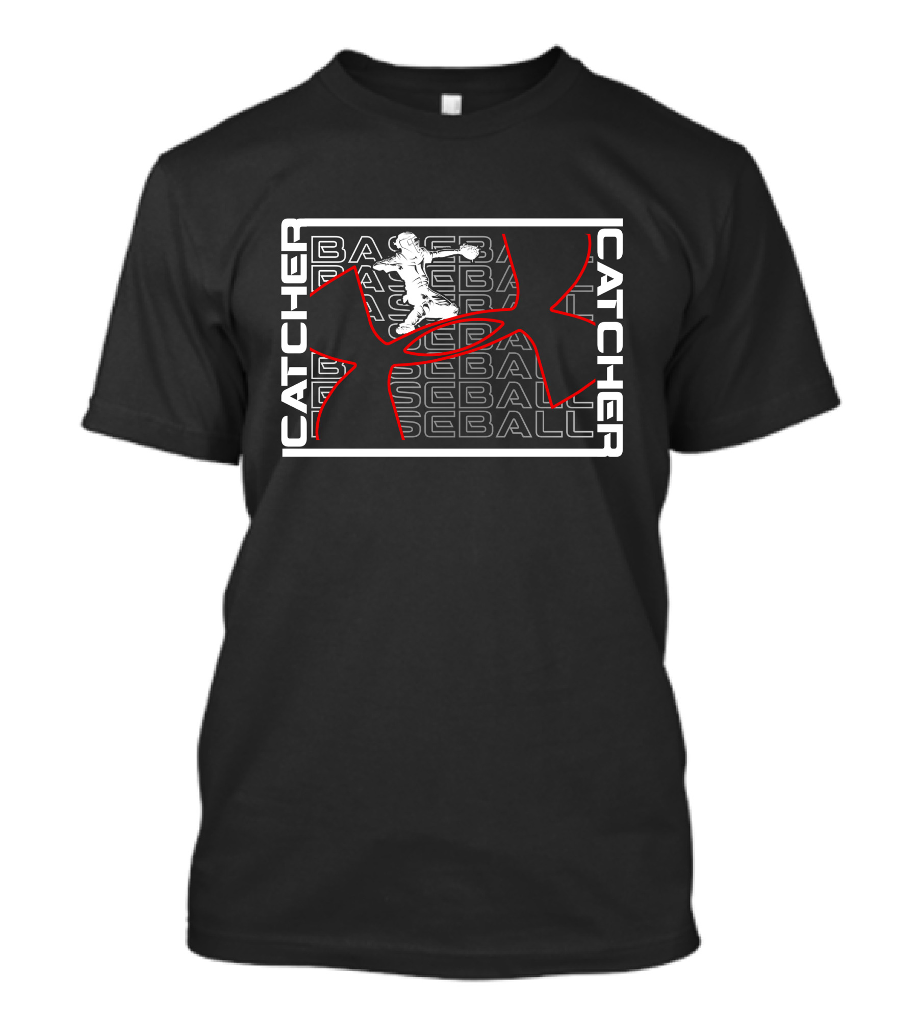 Catcher Baseball Catcher Under Armour T-Shirt