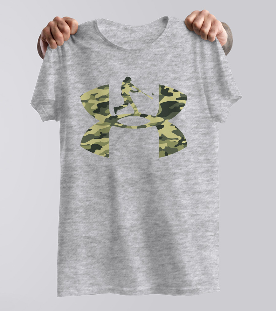 Under Armour Camo Baseball T-Shirt