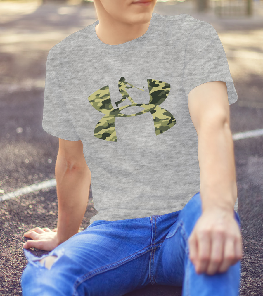 Under Armour Camo Baseball T-Shirt