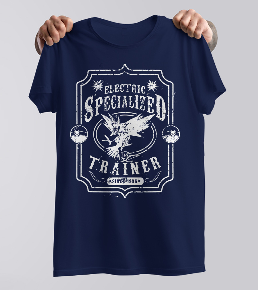 Electric Specialized Trainer Zapdos Since 1996 Pokémon Pokéball T-Shirt