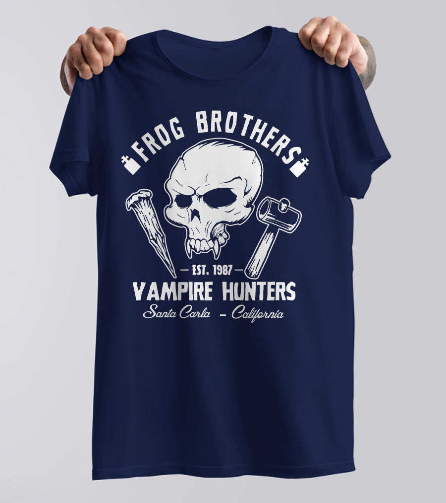 Frog Brothers Vampire Hunters Est. 1987 Santa Carla California T-Shirt