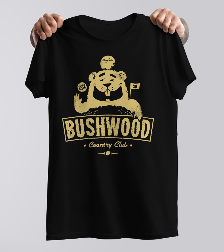 Bushwood Country Club Gopher Alert 18 Caddyshack T-Shirt
