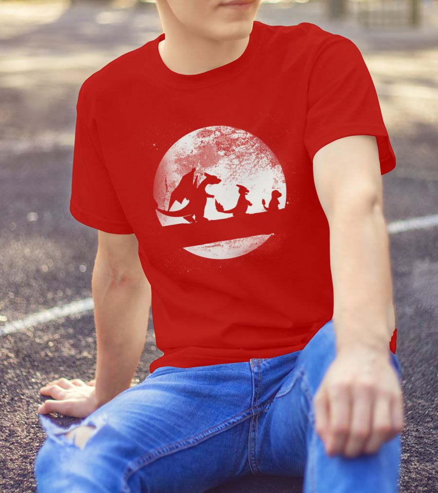 Evolve Pokémon Evolution Moon T-Shirt