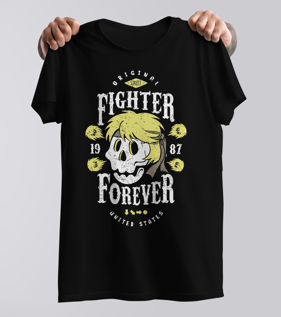Original Street Fighter Forever 1987 United States T-Shirt