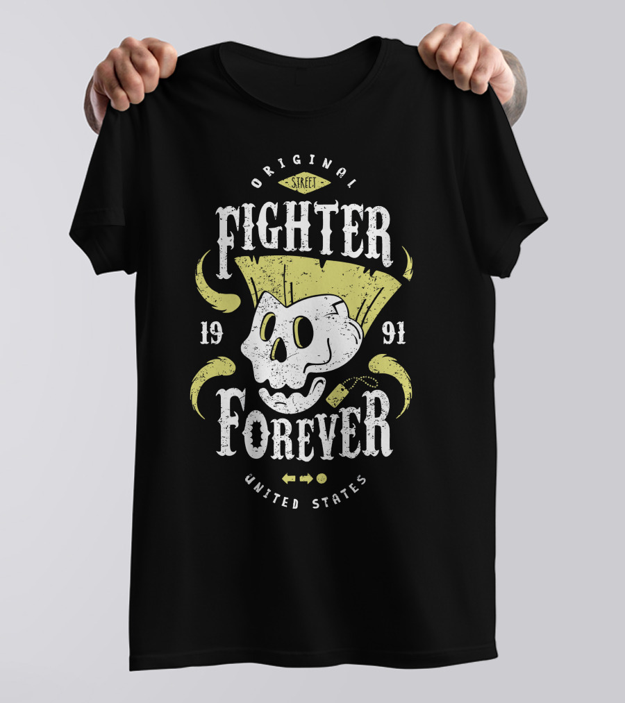 Original Street Fighter Forever 1991 United States T-Shirt