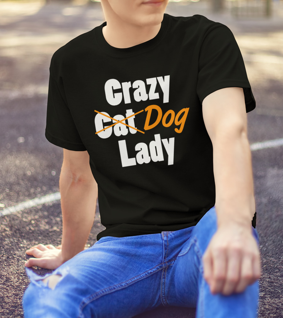 Crazy Cat Dog Lady T-Shirt