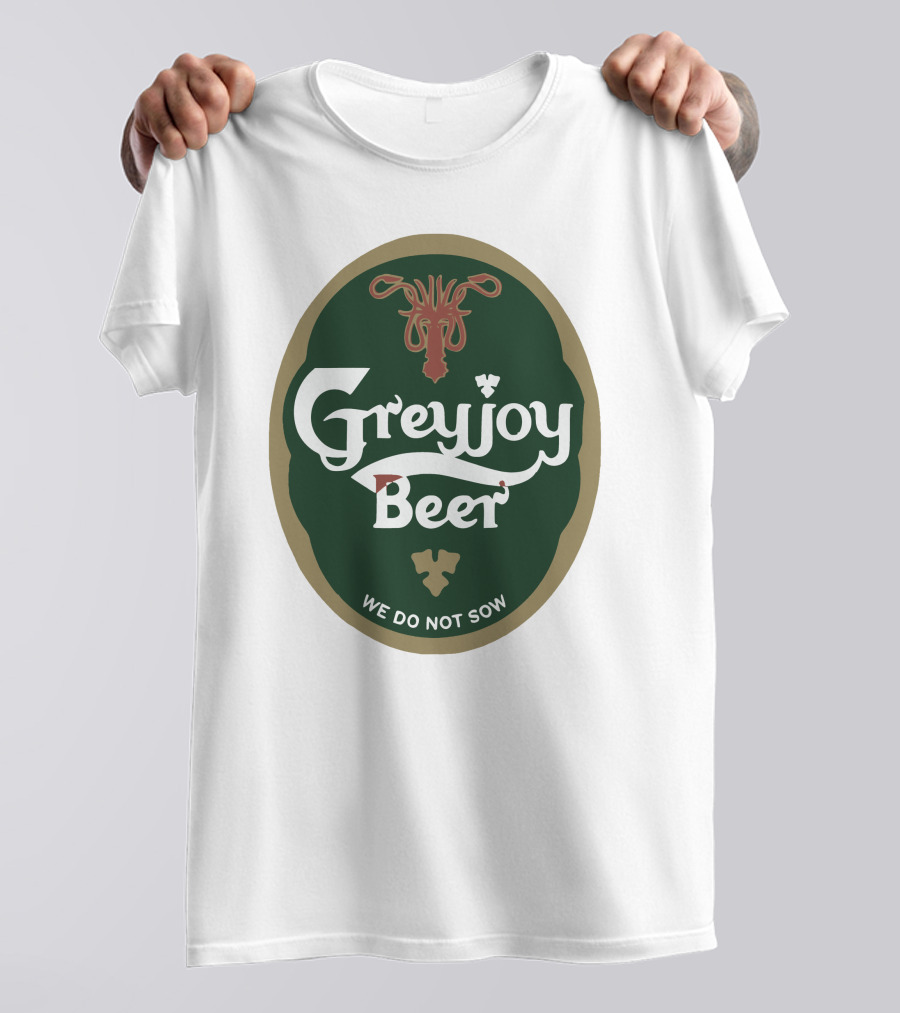 Greyjoy Beer We Do Not Sow Kraken Emblem T-Shirt