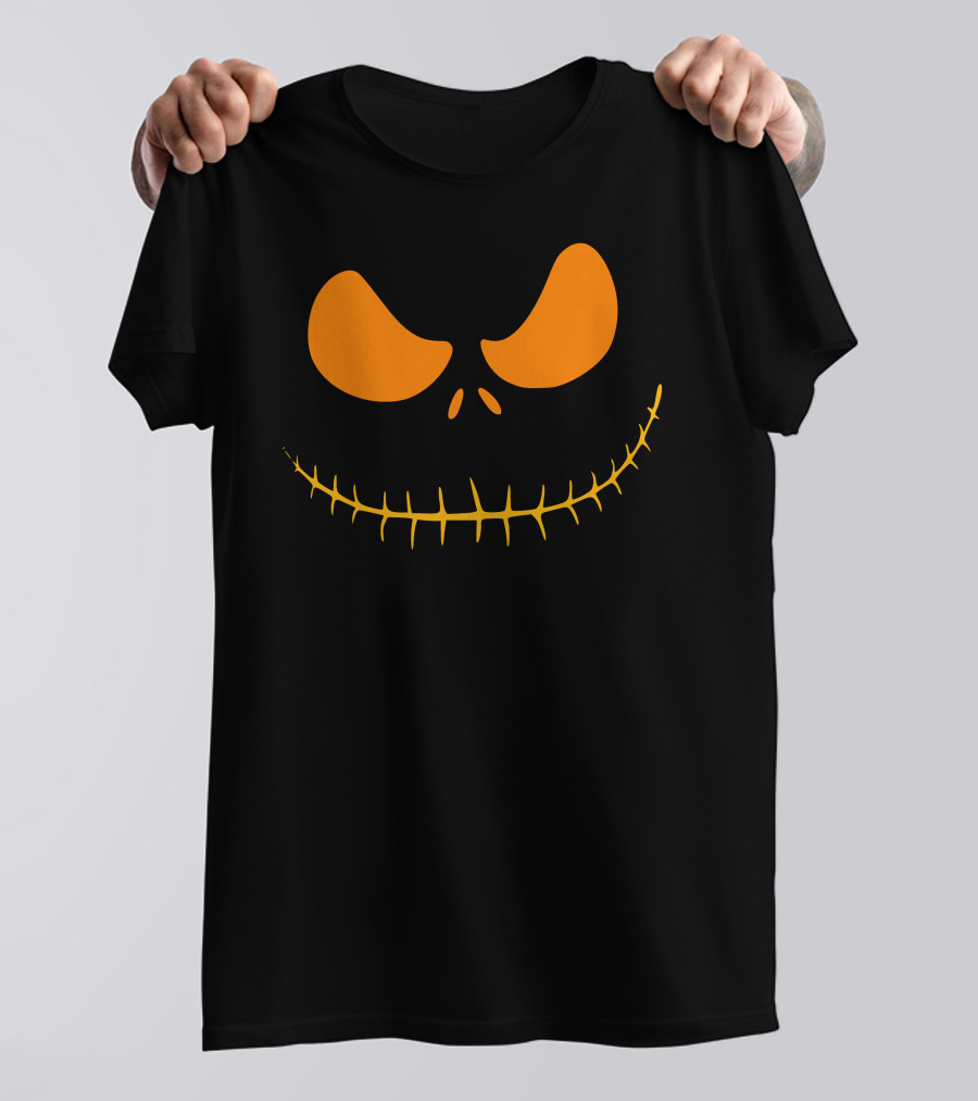 Halloween Smile Jack O'Lantern Face T-Shirt