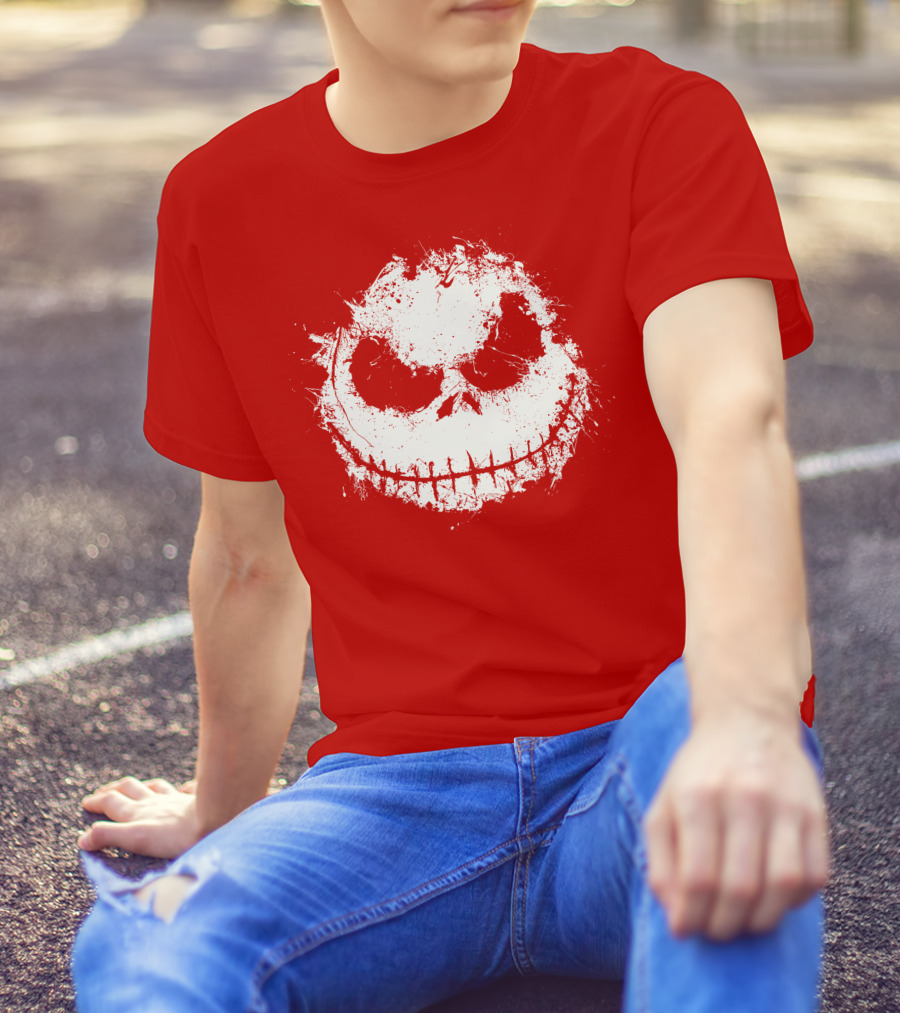 Ink Nightmare Grinning Skull T-Shirt