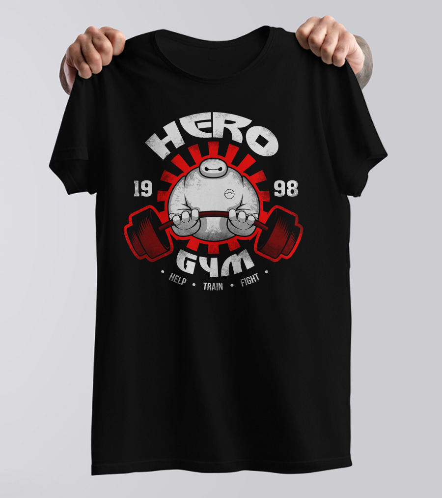 HERO GYM 1998 HELP TRAIN FIGHT T-Shirt