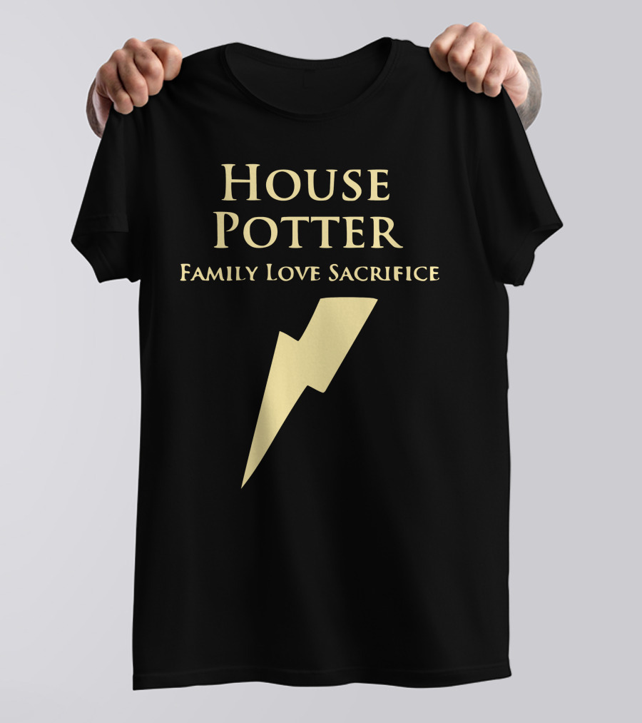 House Potter Family Love Sacrifice Lightning T-Shirt