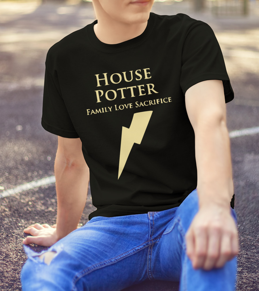 House Potter Family Love Sacrifice Lightning T-Shirt
