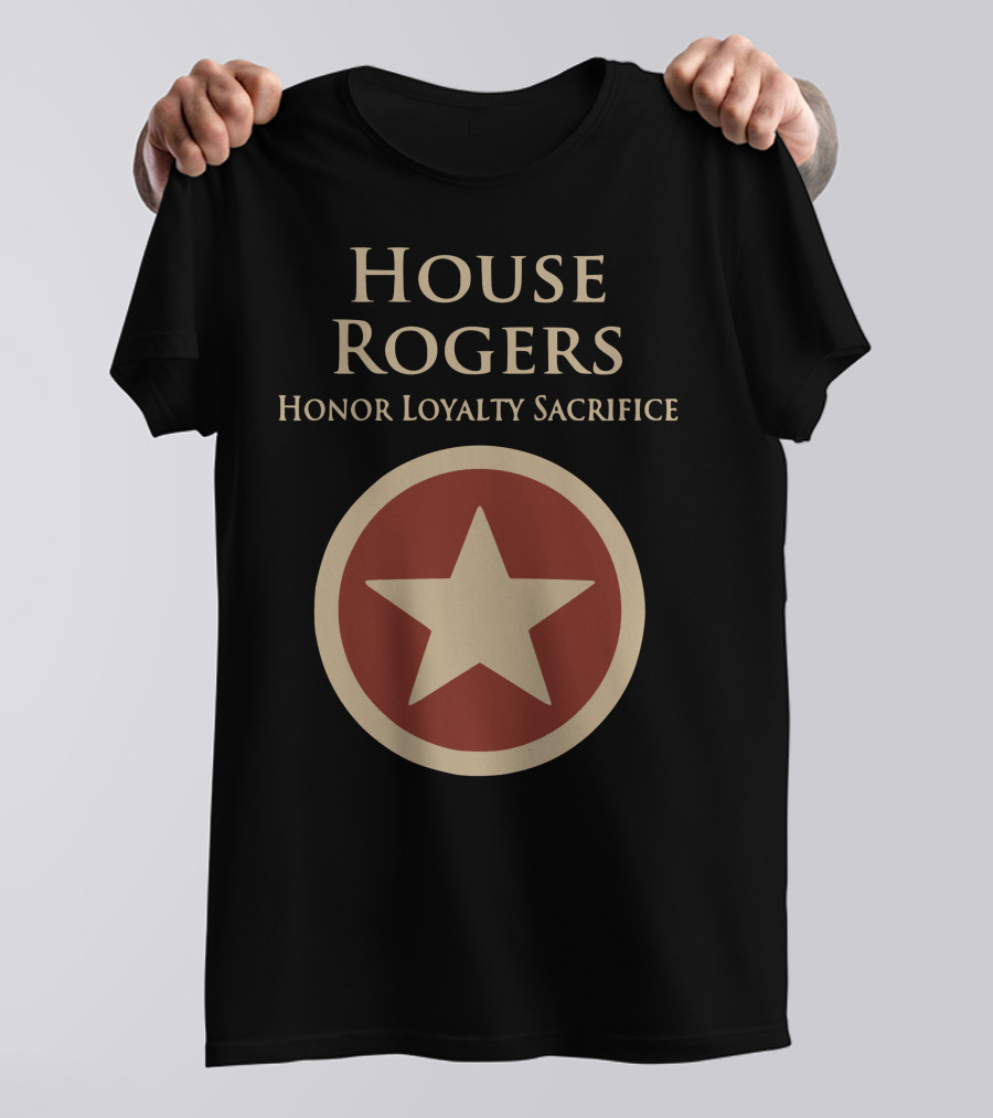 House Rogers Honor Loyalty Sacrifice Star Emblem T-Shirt