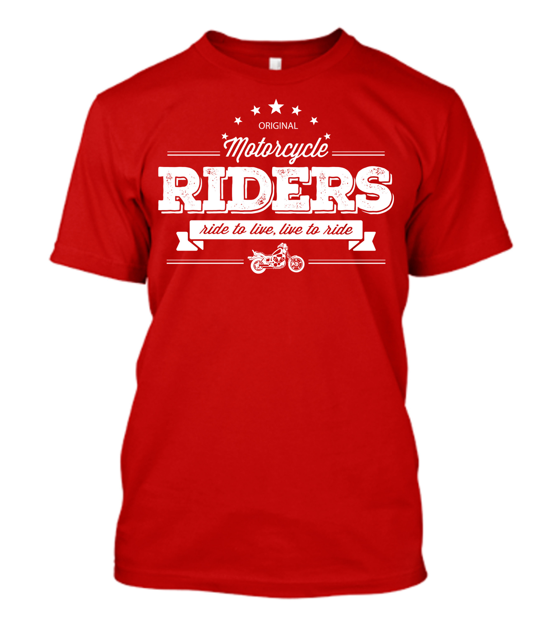 Original Motorcycle Riders Ride To Live, Live To Ride T-Shirt