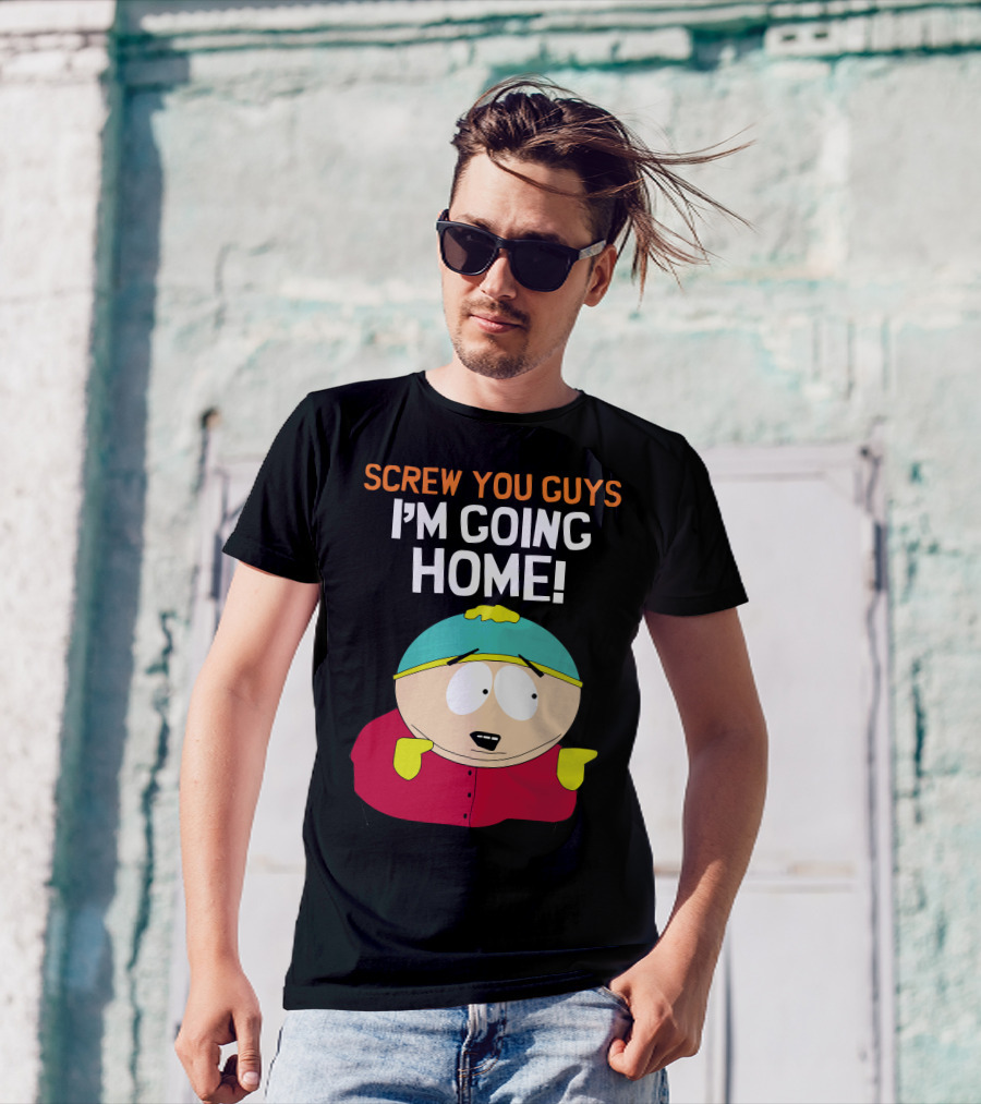 Screw You Guys I'm Going Home South Park Character T-Shirt