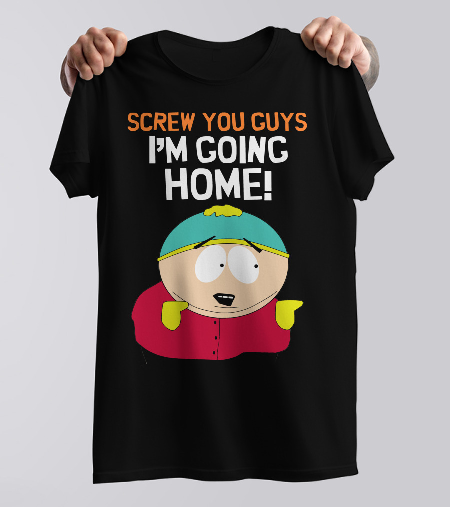 Screw You Guys I'm Going Home South Park Character T-Shirt