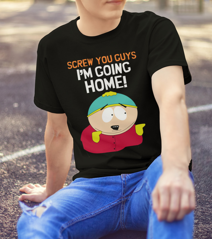 Screw You Guys I'm Going Home South Park Character T-Shirt