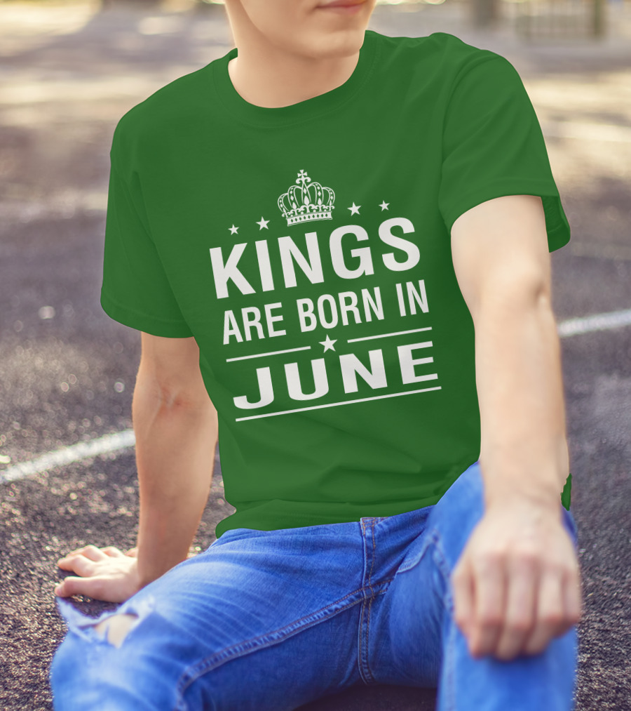 June Kings Birthday Crown Stars T-Shirt