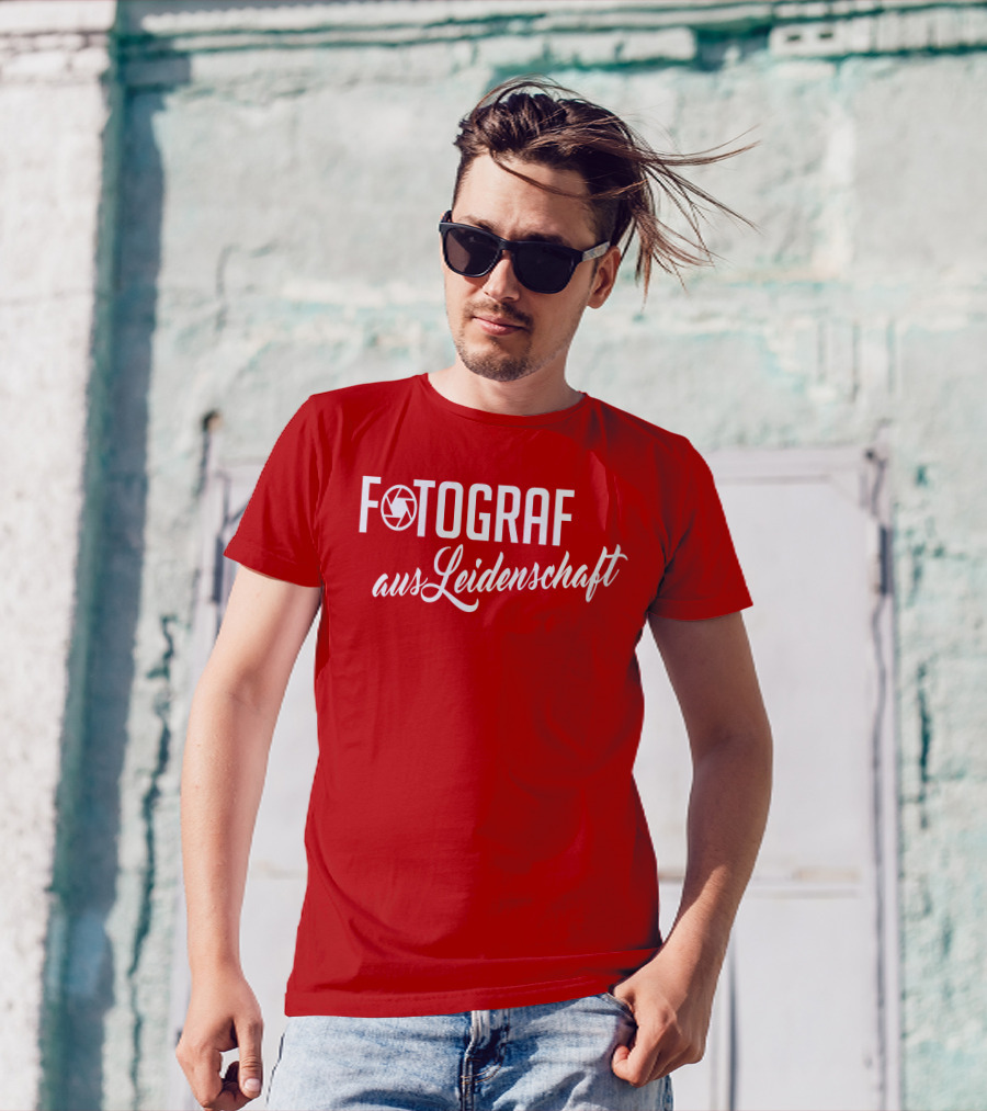 Fotograf Aus Leidenschaft Camera Lens Icon T-Shirt