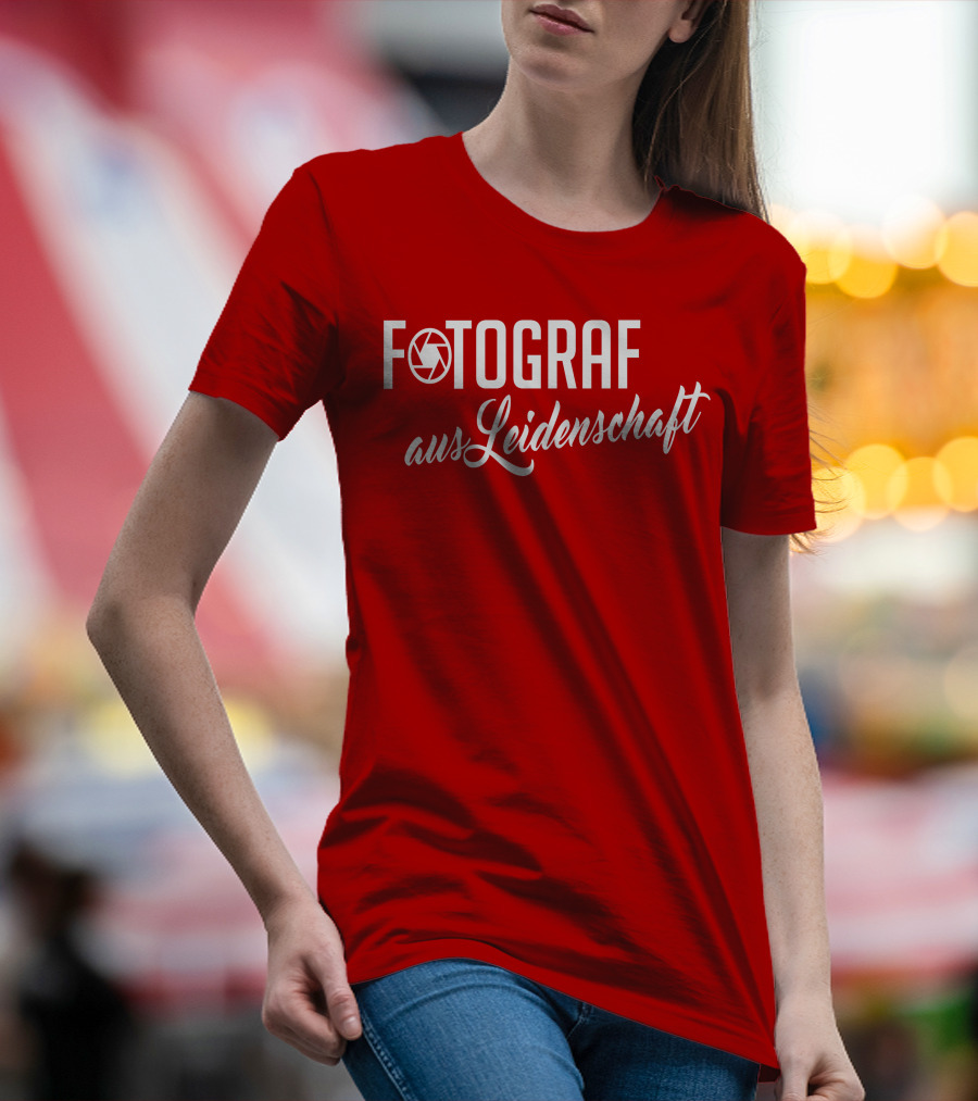 Fotograf Aus Leidenschaft Camera Lens Icon T-Shirt