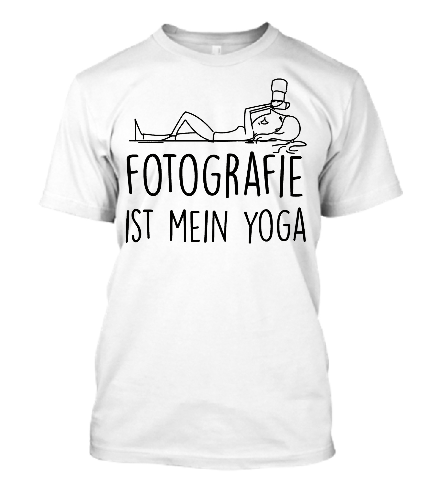 Fotografie Ist Mein Yoga Photography Relaxation Camera Pose T-Shirt